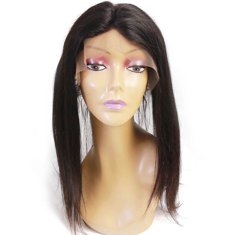Idolra 360 Lace Frontal Closure Straight Hair Middle Part 100% Virgin Human Hair Weave